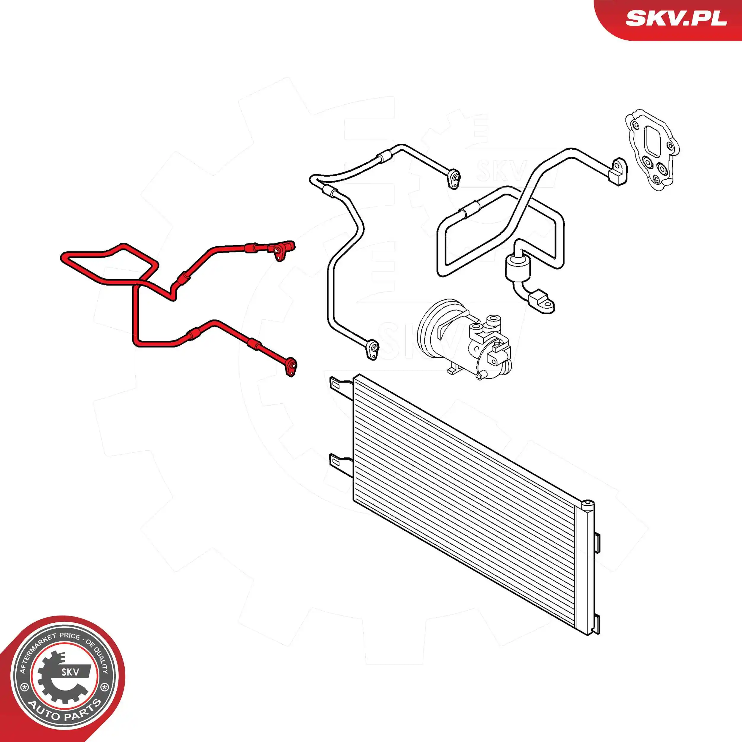 High/Low-pressure Line, air conditioning